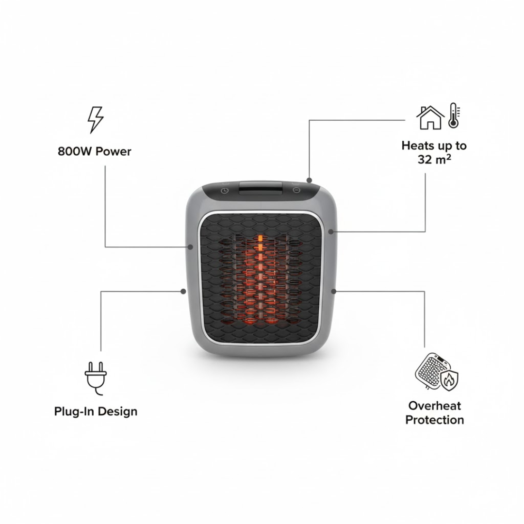 Termoventilatore ad Efficienza Energetica dal Design Moderno