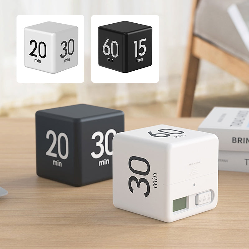 Timer a Cubo Digitale Portatile con Allarme e Conto alla Rovescia per la Produttività