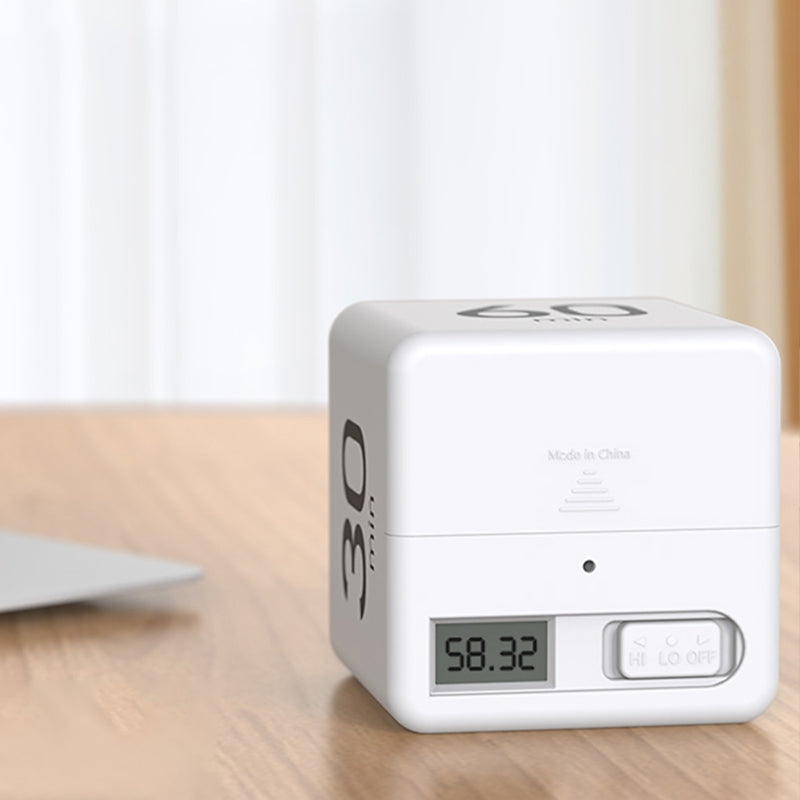 Timer a Cubo Digitale Portatile con Allarme e Conto alla Rovescia per la Produttività