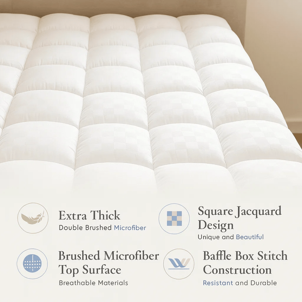 Topper per Materasso Rinfrescante per un Comfort Ottimale