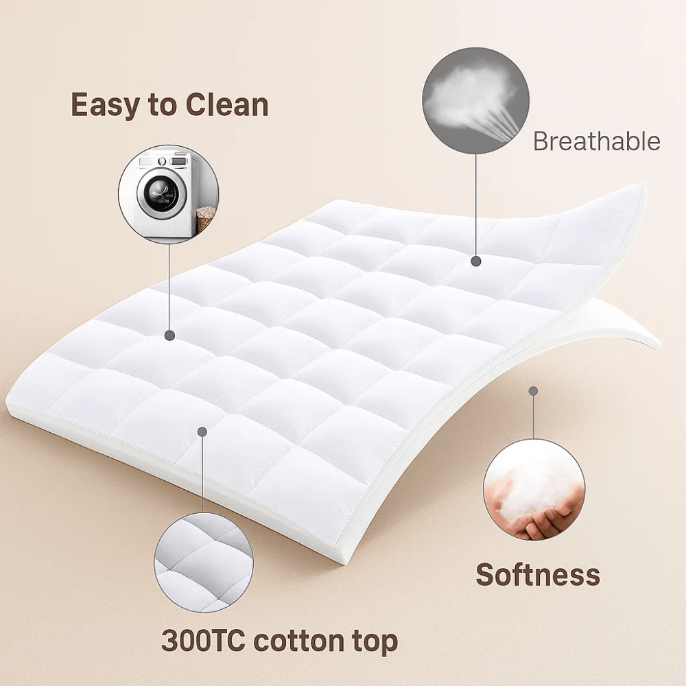 Topper per Materasso Rinfrescante per un Comfort Ottimale