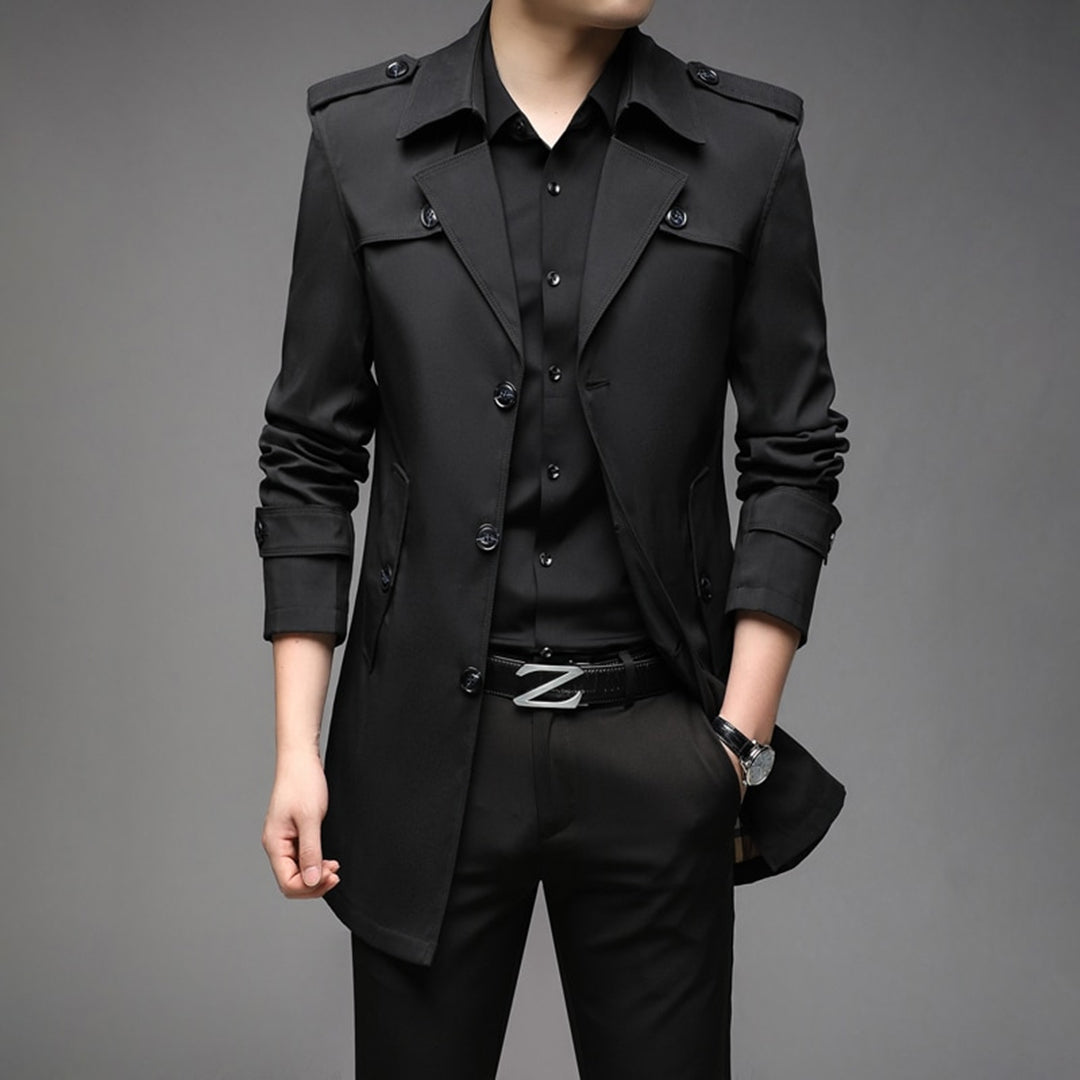 Trench Coat Leggero Monopetto