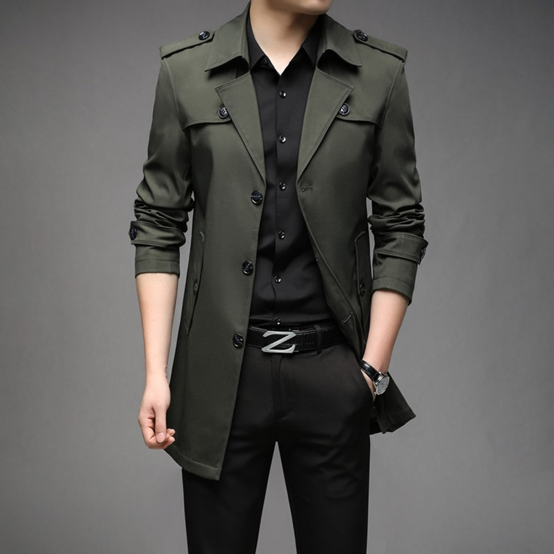 Trench Coat Leggero Monopetto