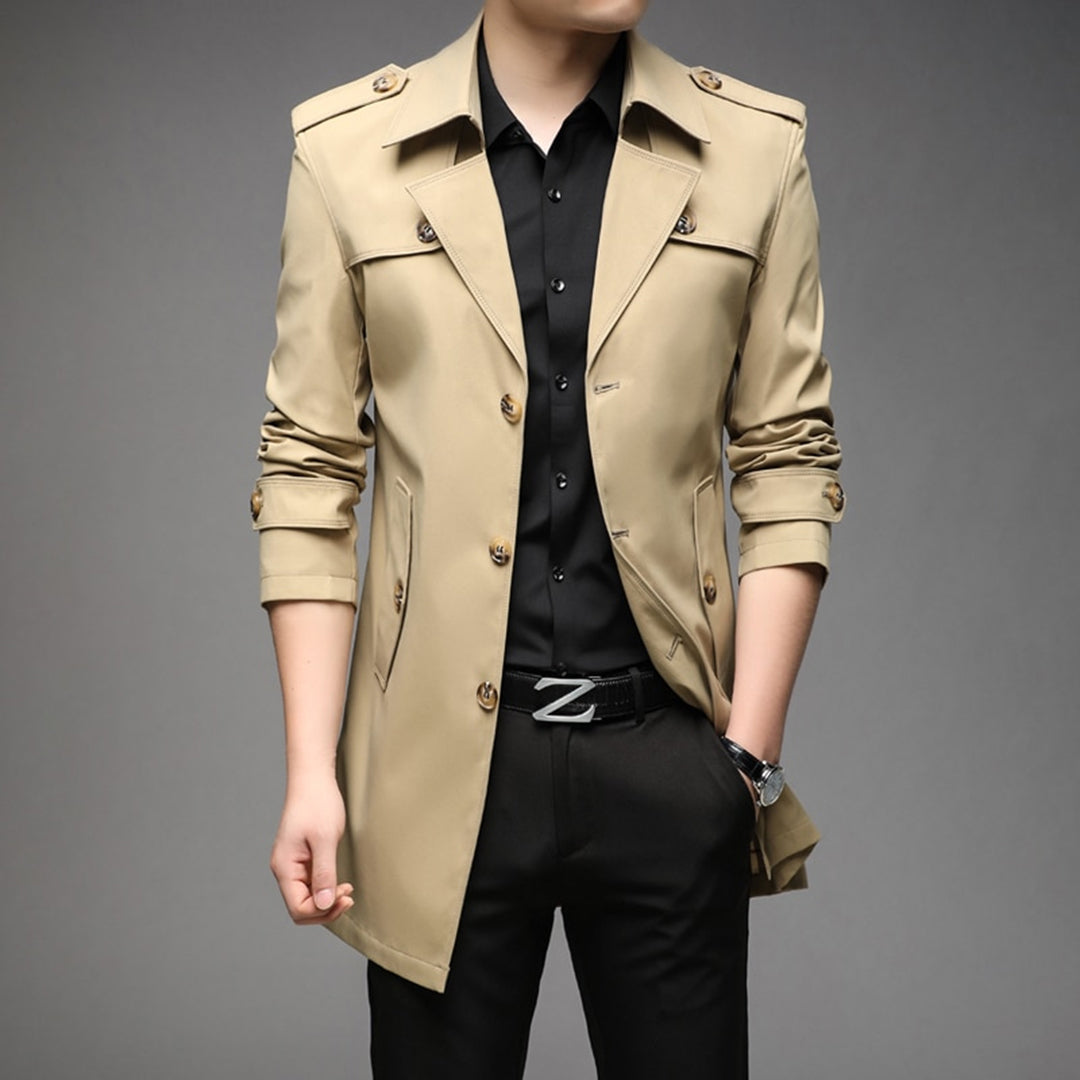 Trench Coat Leggero Monopetto