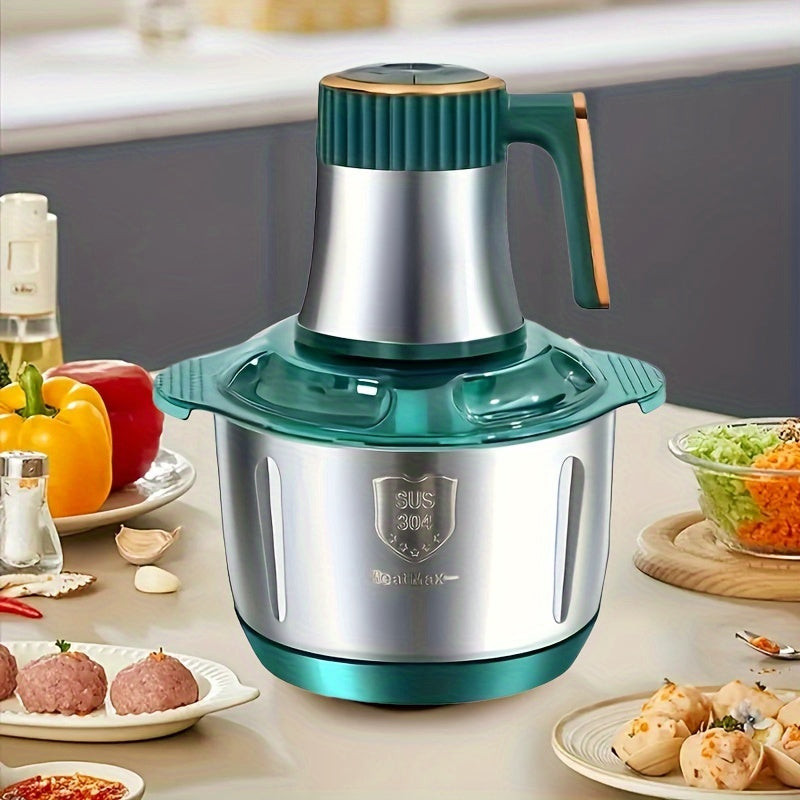 Tritacarne e Affettaverdure Potente in Acciaio Inox – Robot da Cucina Multifunzione