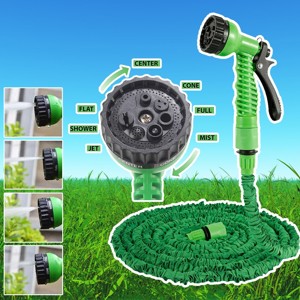 Tubo da giardino flessibile / tubo per l'acqua Magic Hose - Verde o blu - Varie lunghezze
