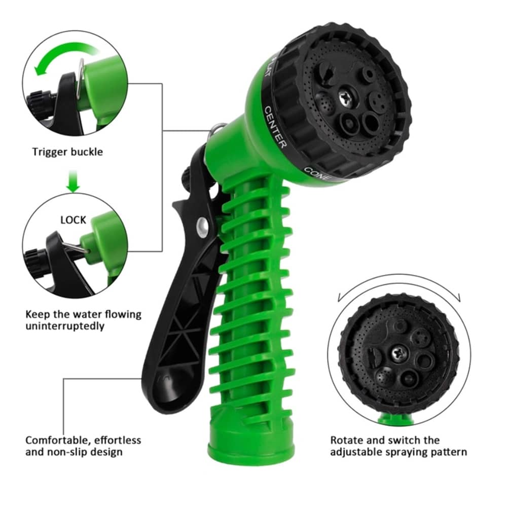 Tubo da giardino flessibile / tubo per l'acqua Magic Hose - Verde o blu - Varie lunghezze