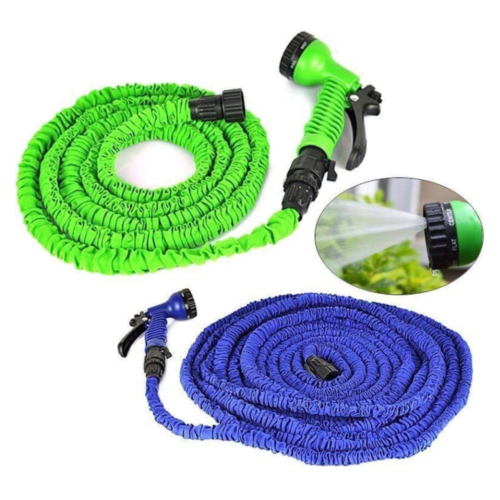 Tubo da giardino flessibile / tubo per l'acqua Magic Hose - Verde o blu - Varie lunghezze