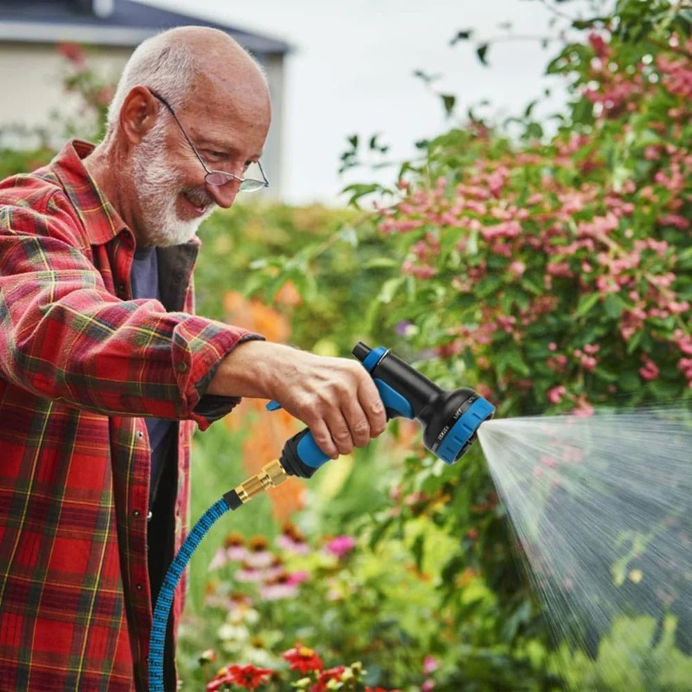 Tubo da irrigazione per giardino estensibile, facile da usare