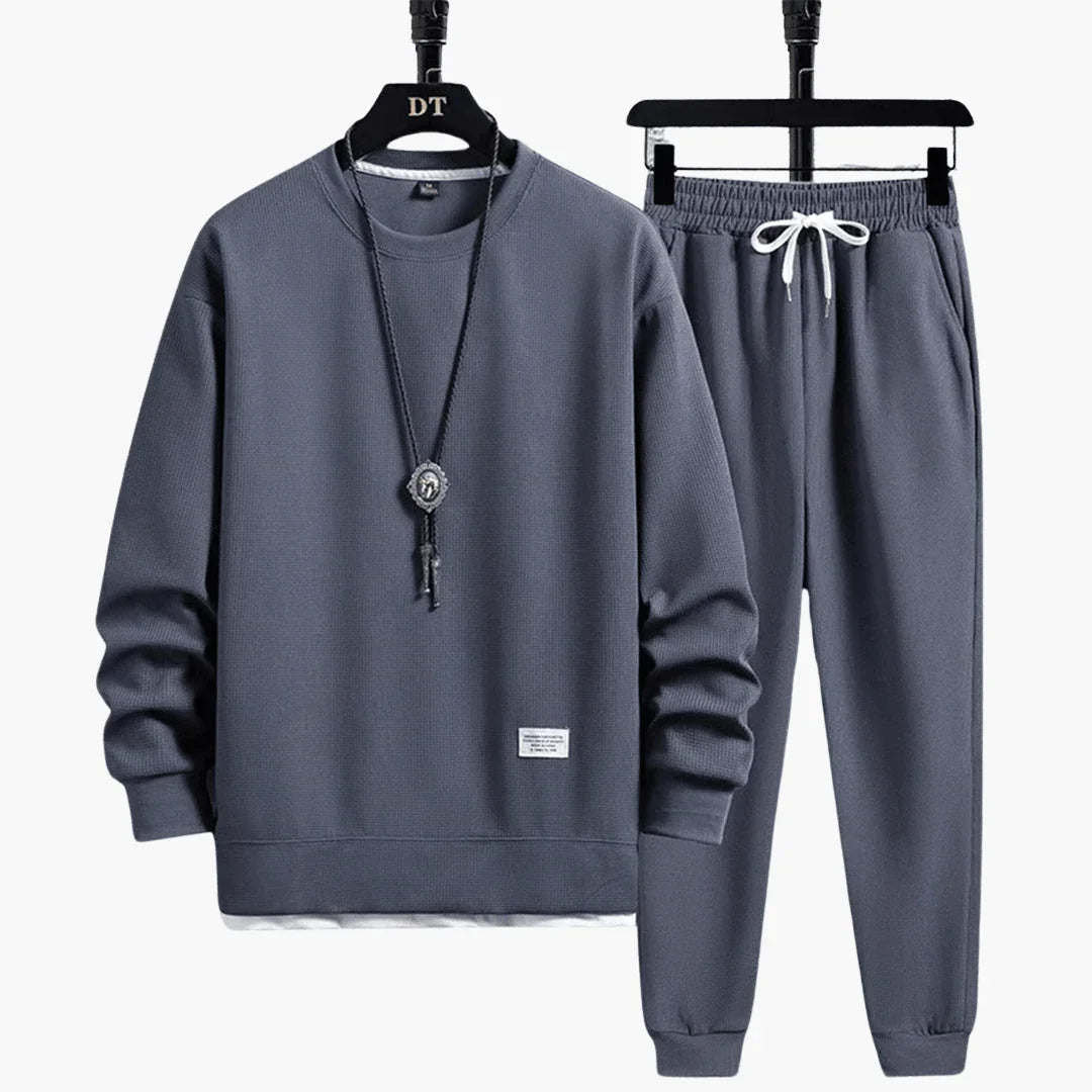 Tuta da ginnastica casual da uomo con felpa – Sportiva e moderna