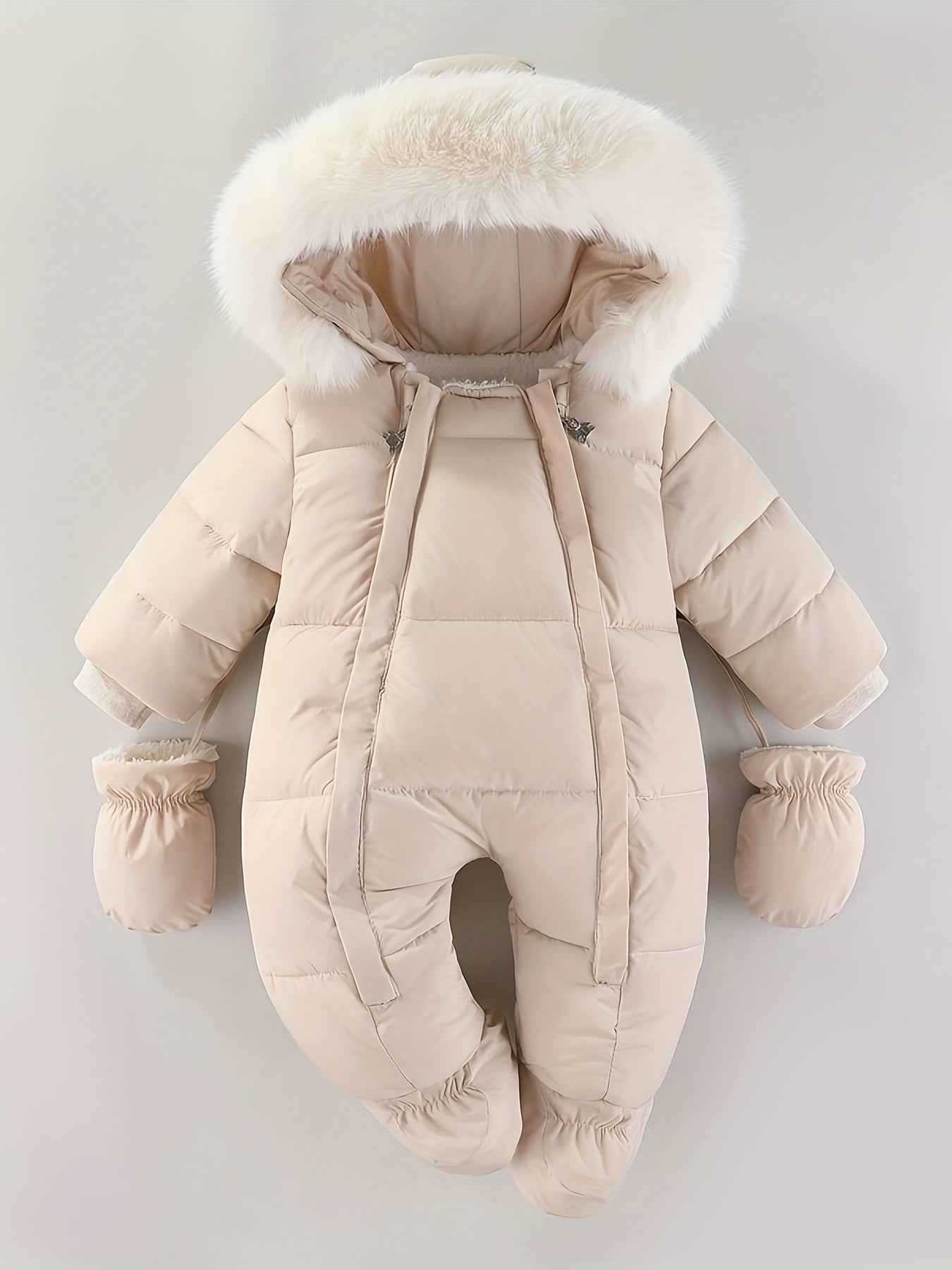 Tuta da neve per bambini con cappuccio per clima rigido