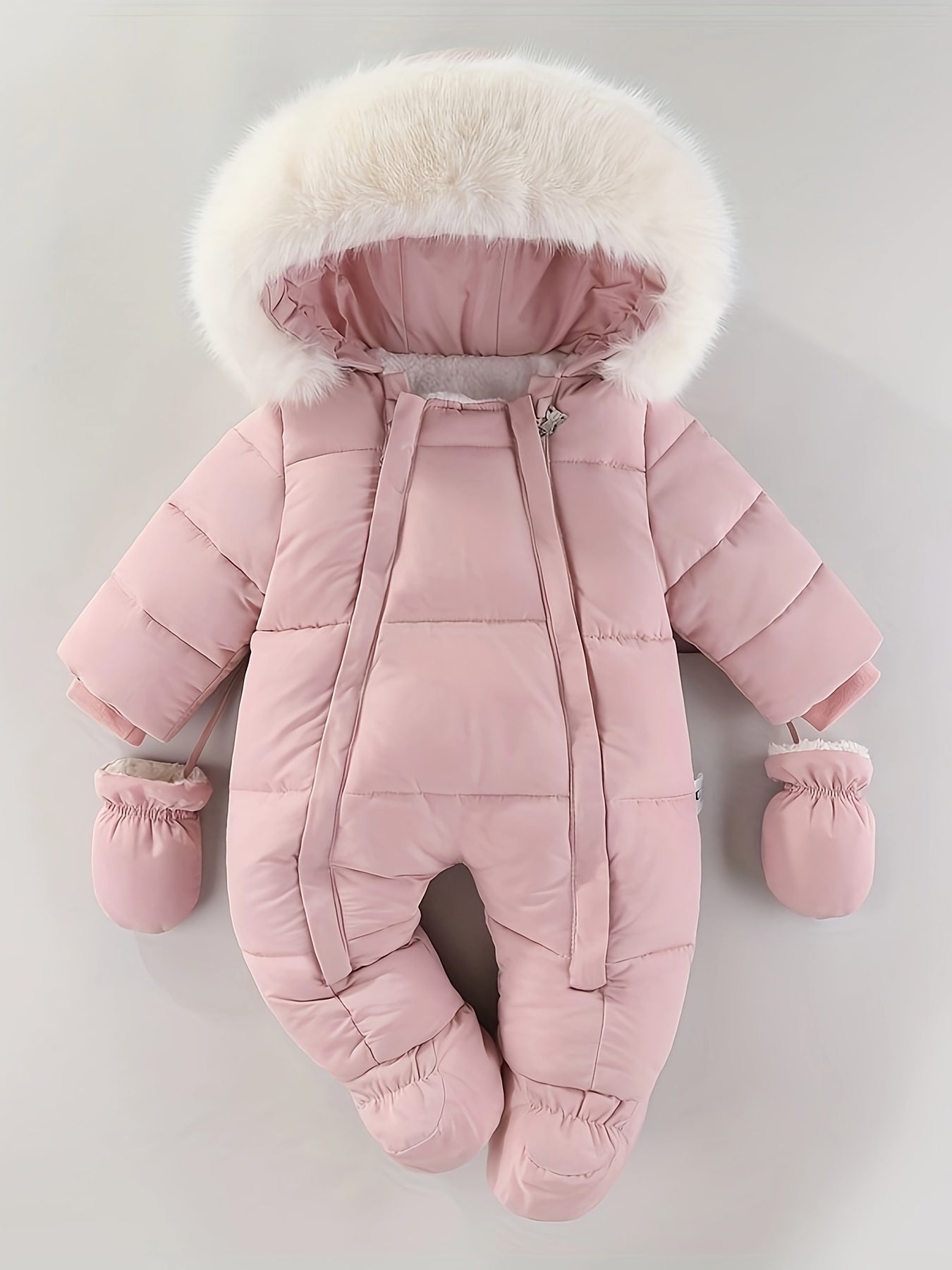 Tuta da neve per bambini con cappuccio per clima rigido