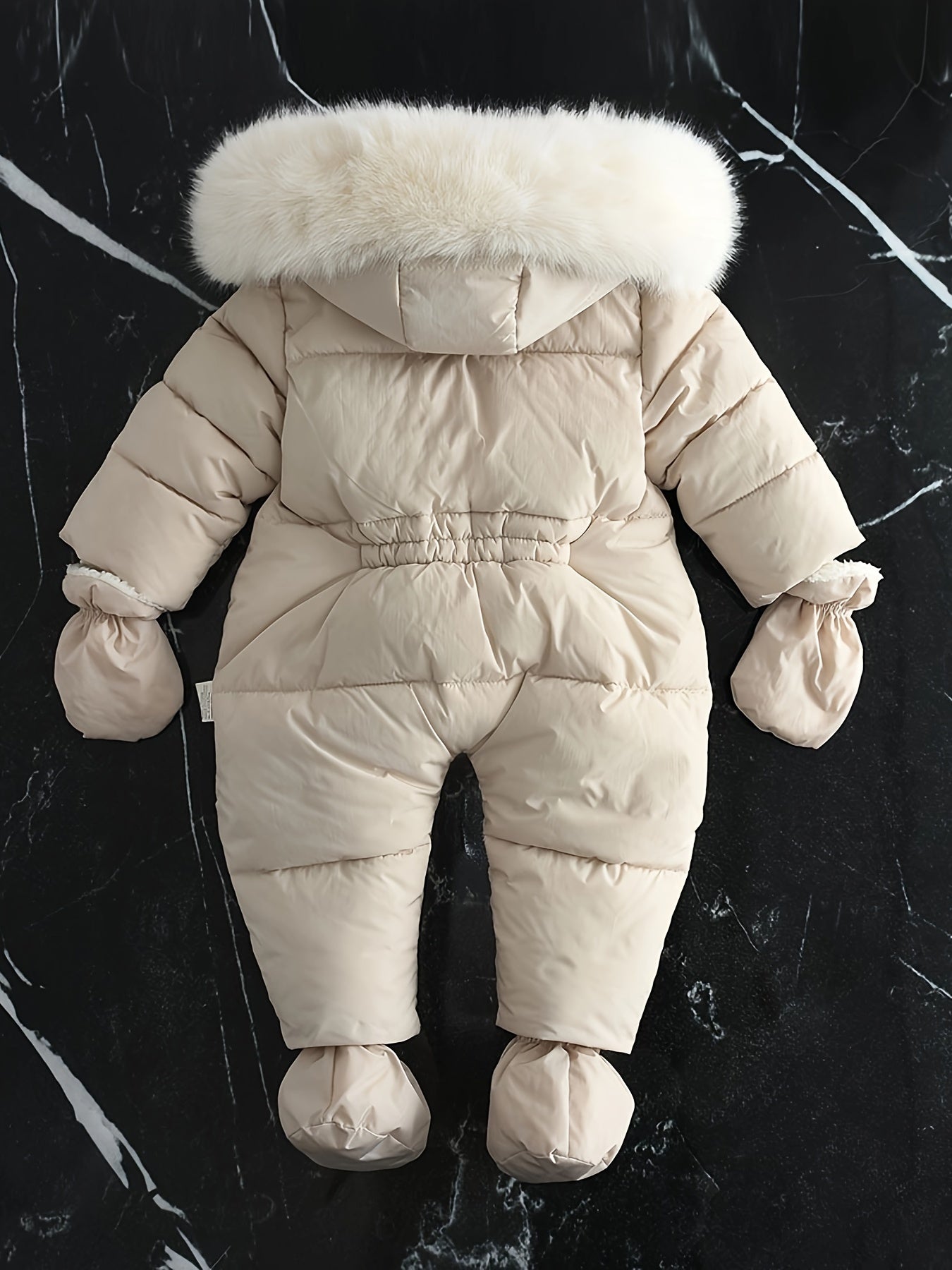 Tuta da neve per bambini con cappuccio per clima rigido