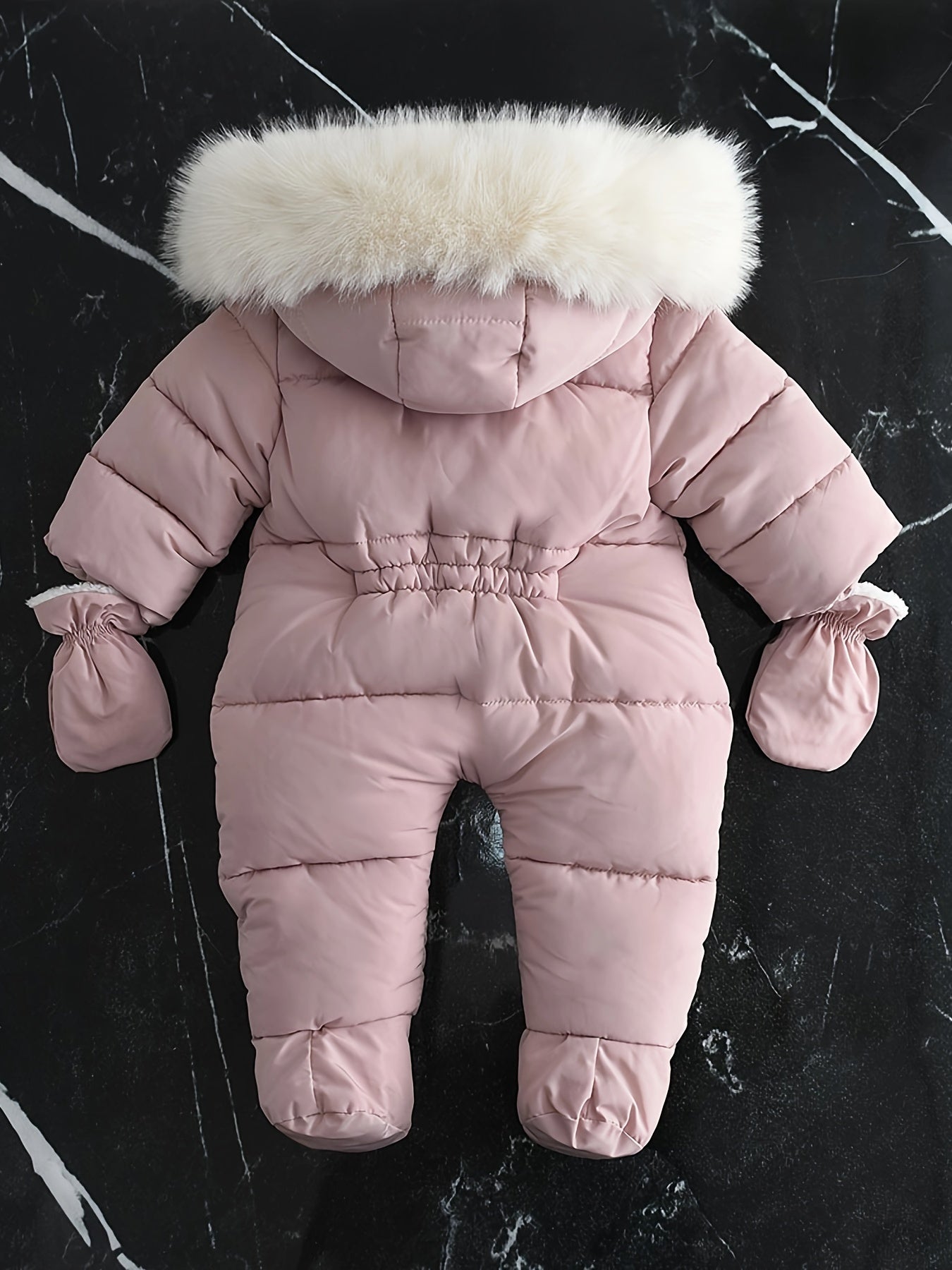 Tuta da neve per bambini con cappuccio per clima rigido