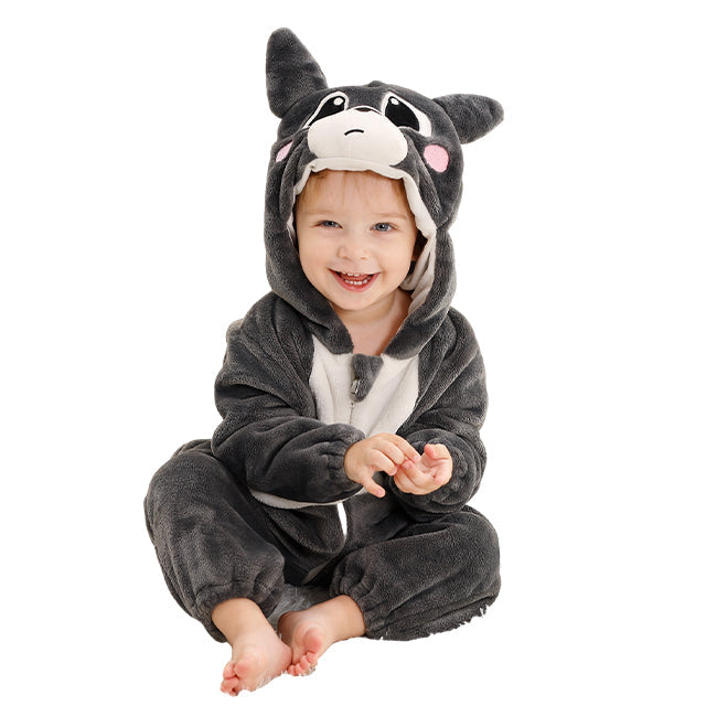 Tuta intera da bambino con cappuccio comoda - Morbido calore invernale