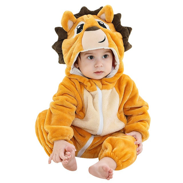 Tuta intera da bambino con cappuccio comoda - Morbido calore invernale