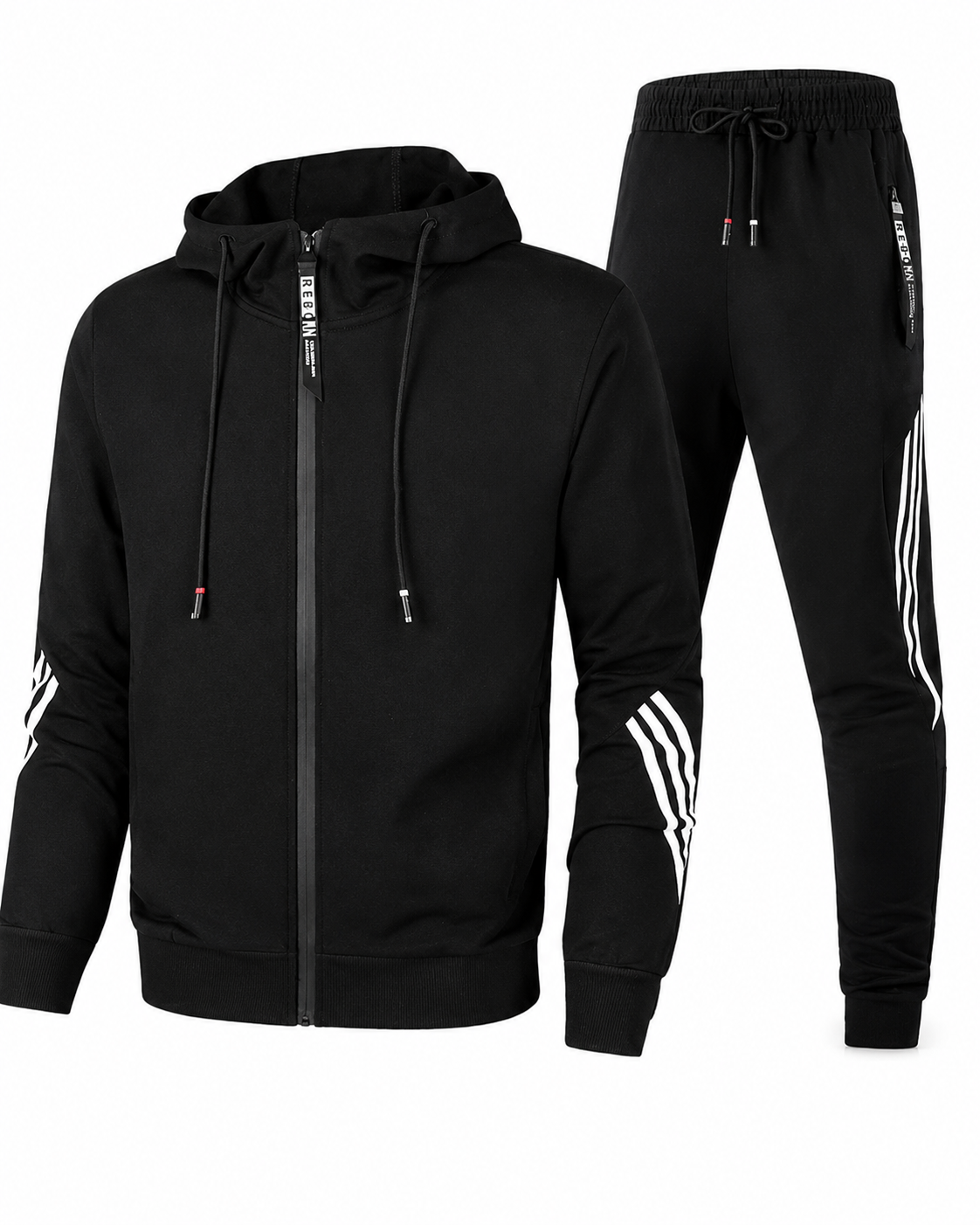 Tuta sportiva da uomo comoda dal design moderno