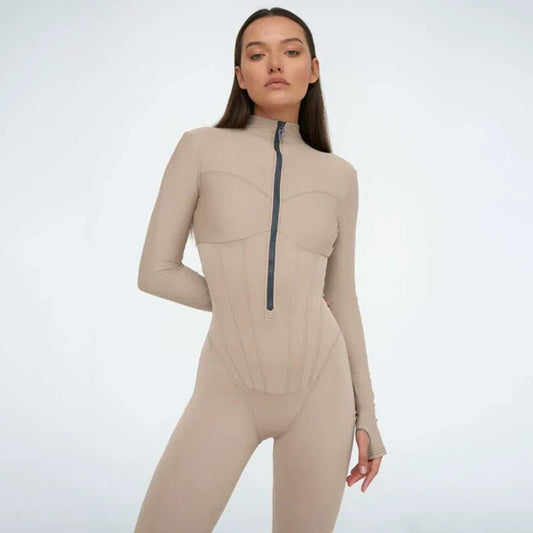Tuta sportiva intera con zip