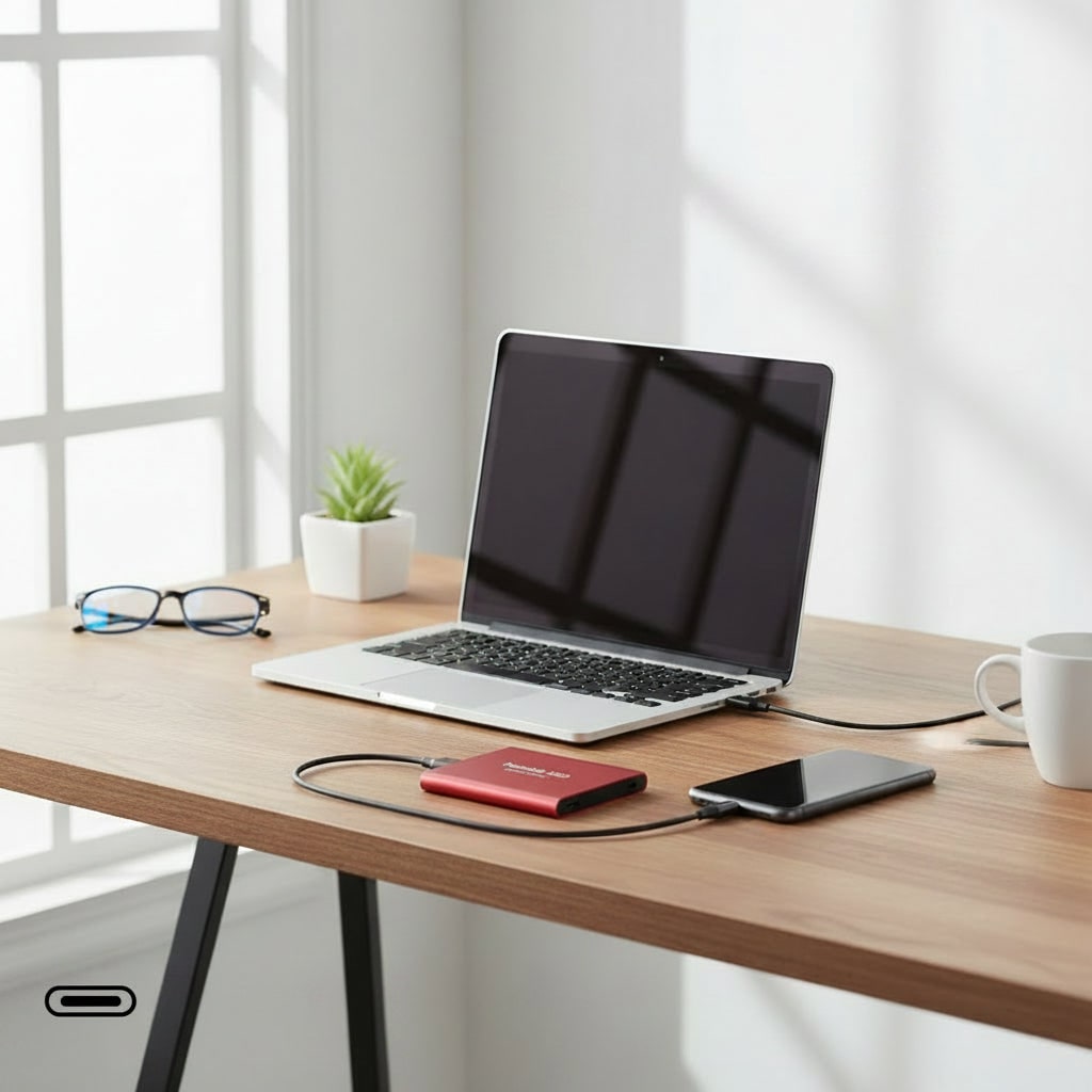 Unità di archiviazione SSD esterna portatile USB