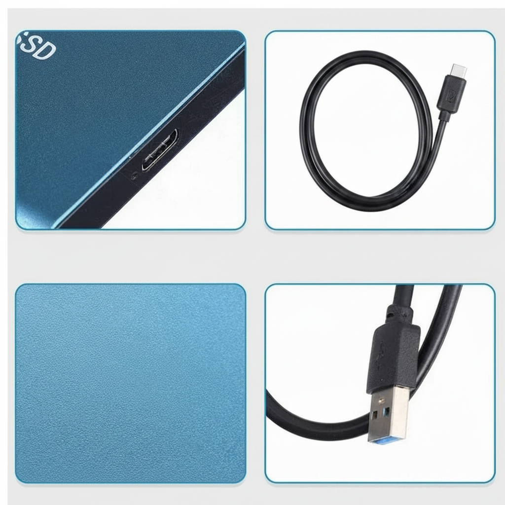 Unità di archiviazione SSD esterna portatile USB