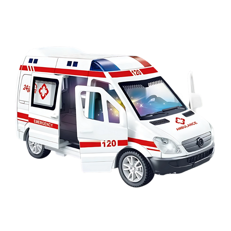 Veicolo di soccorso giocattolo per bambini per gioco Creativo