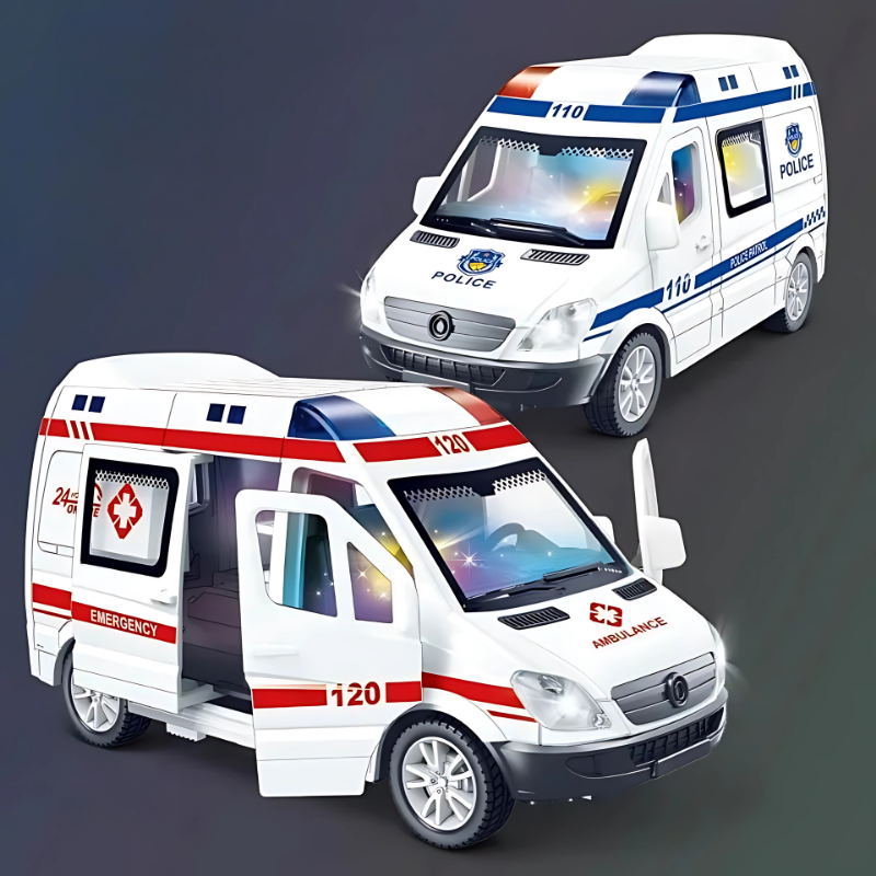 Veicolo di soccorso giocattolo per bambini per gioco Creativo