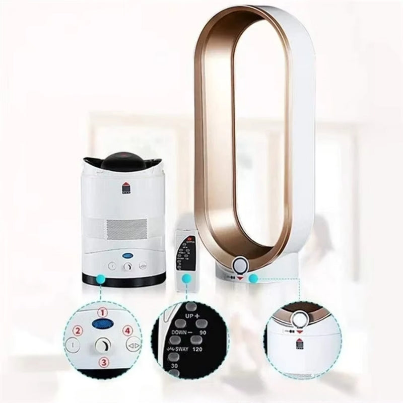 Ventilatore a Torre Senza Pale ad Efficienza Energetica per un Flusso d'Aria Sicuro