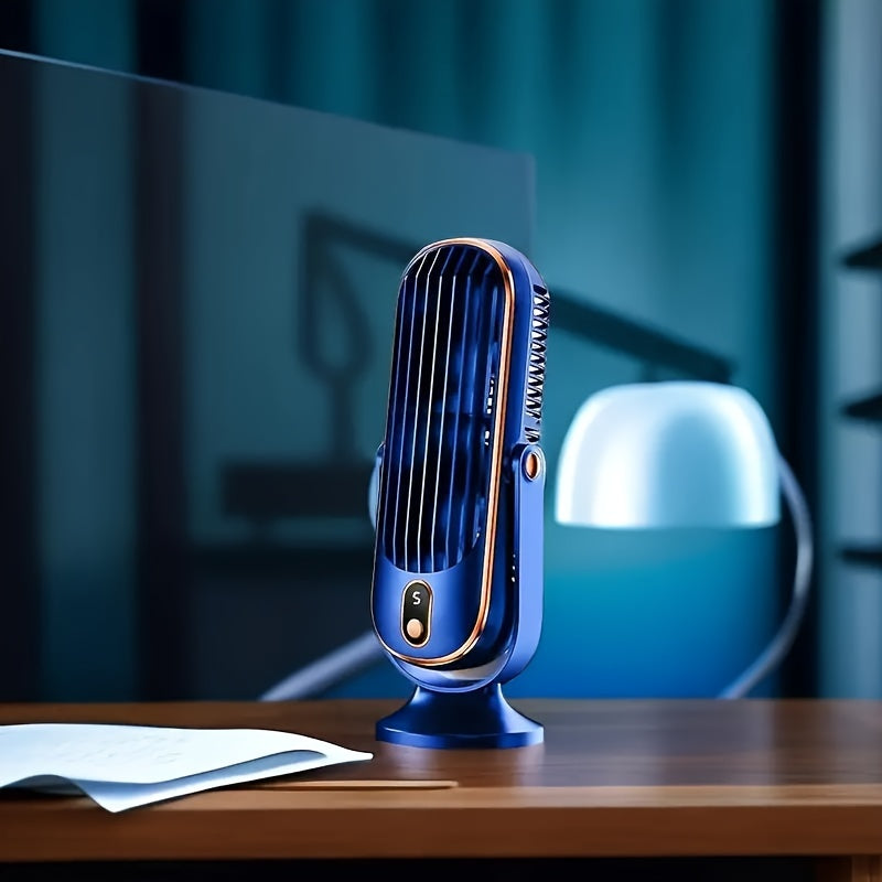Ventilatore Condizionatore Portatile - Batteria Capiente, Doppio Motore, Raffrescatore d'Aria a 5 Velocità con Ventilazione a 720° - Ideale per Ufficio, Camping, Camper, Ventilatore USB - Ottima Idea Regalo per Ringraziamento, Halloween, Natale