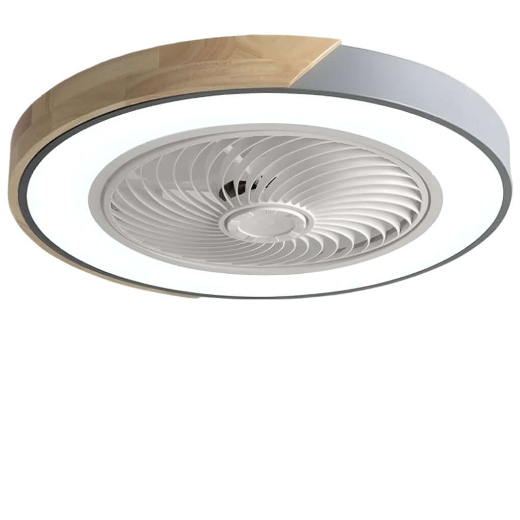 Ventilatore da Soffitto Moderno Senza Pale con Luce LED e Telecomando