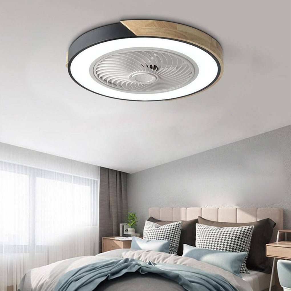 Ventilatore da Soffitto Moderno Senza Pale con Luce LED e Telecomando
