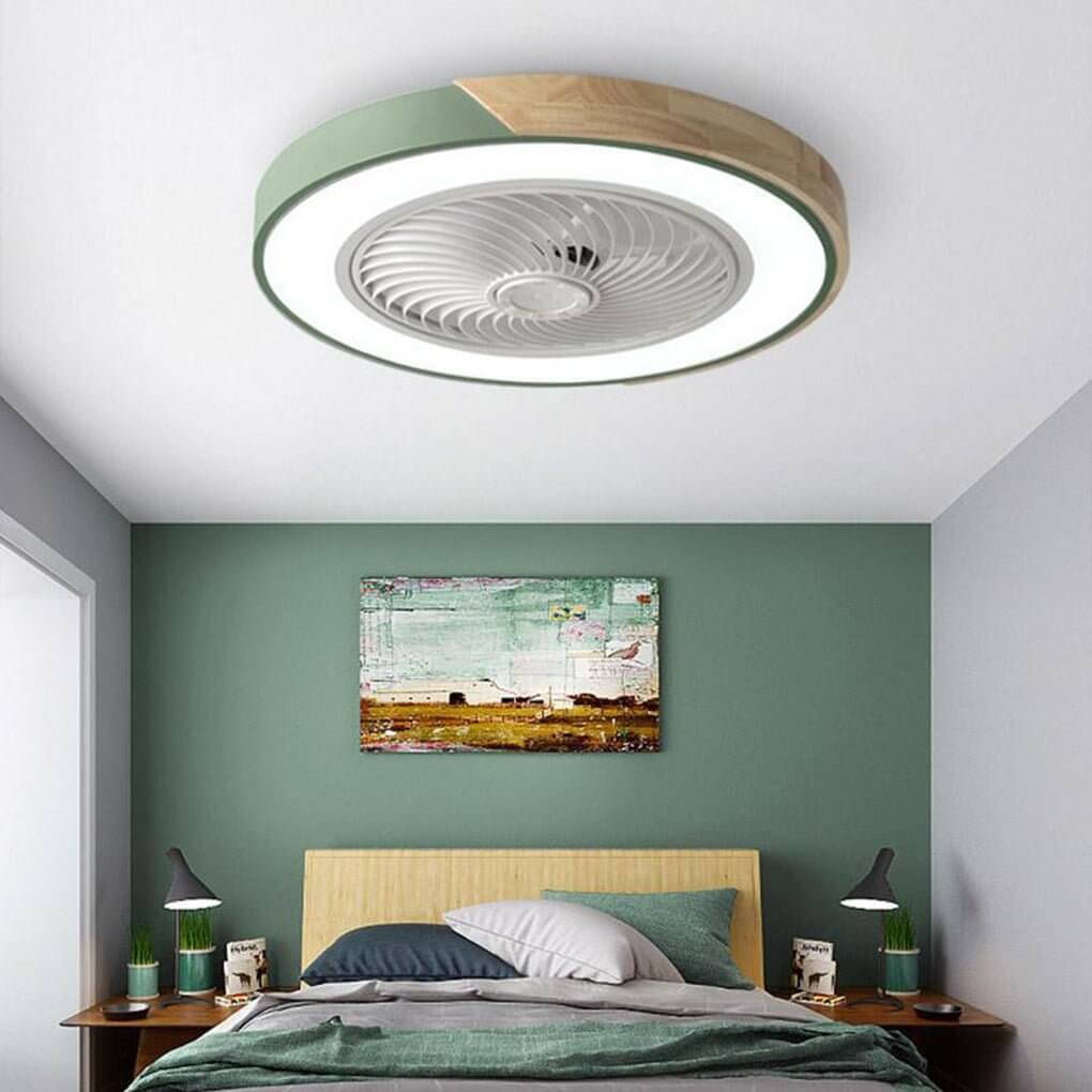 Ventilatore da Soffitto Moderno Senza Pale con Luce LED e Telecomando