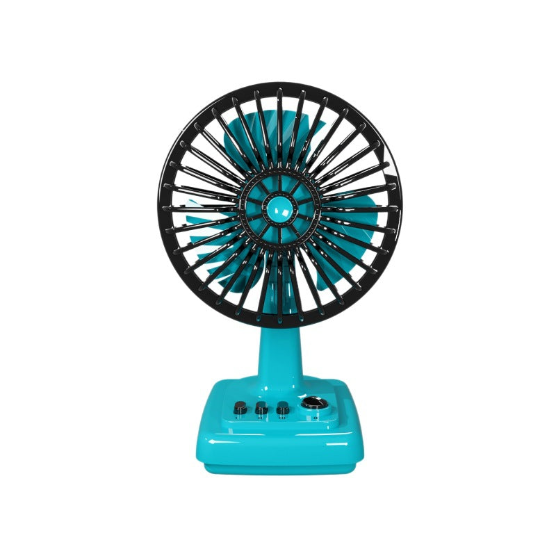 Ventilatore da Tavolo Portatile Unisex in Stile Retrò