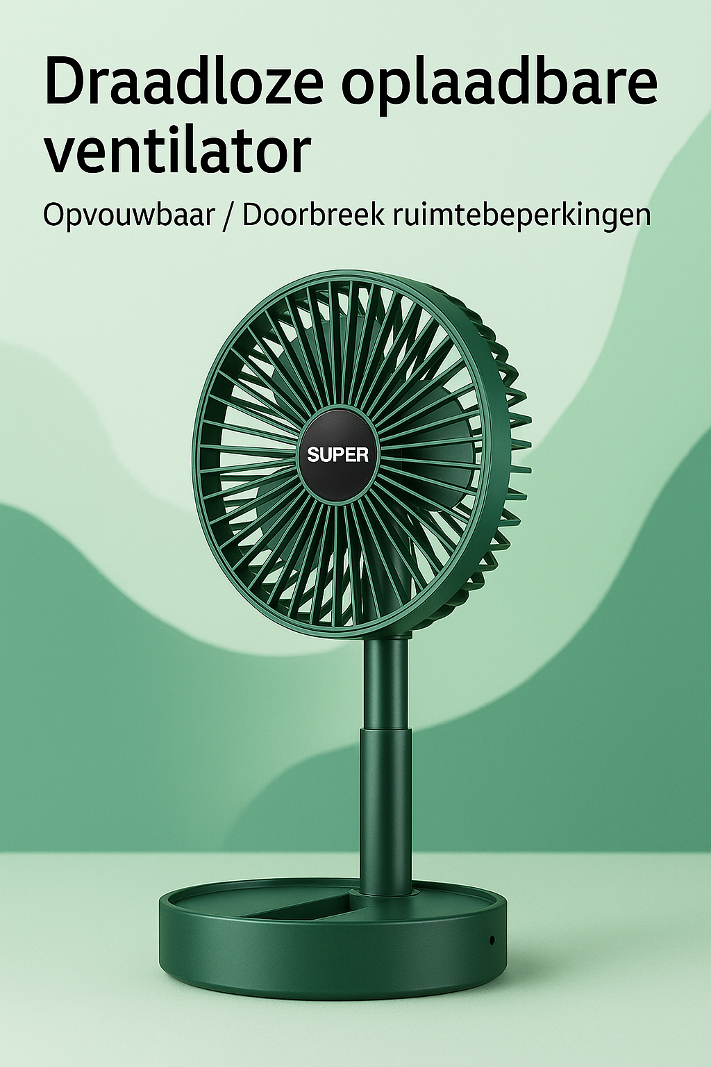 Ventilatore portatile per un fresco immediato ovunque e in qualsiasi momento