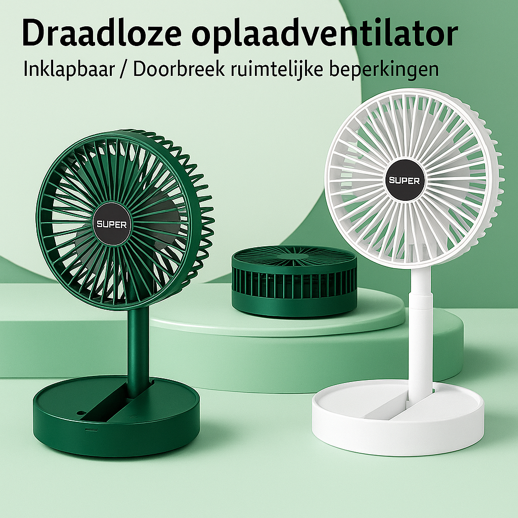 Ventilatore portatile per un fresco immediato ovunque e in qualsiasi momento