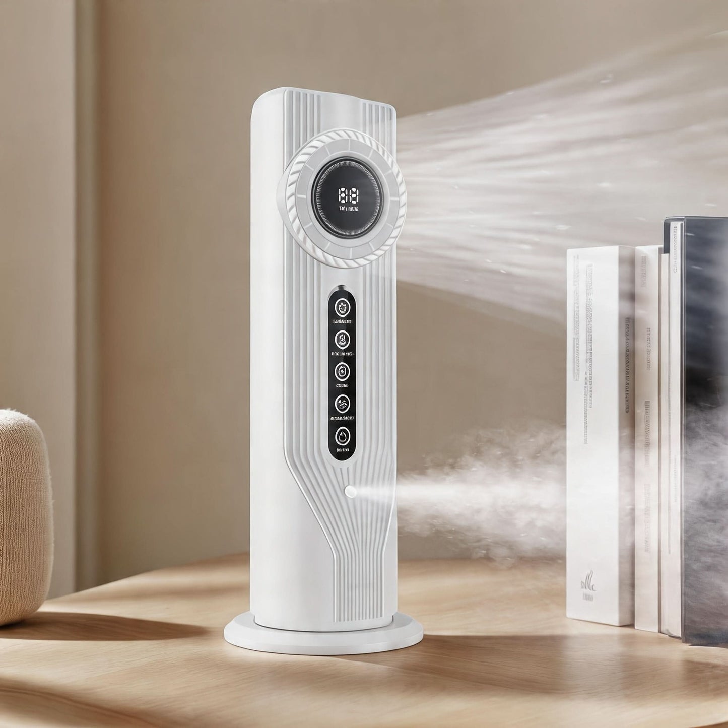 Ventilatore portatile per un raffreddamento rapido a casa e in ufficio