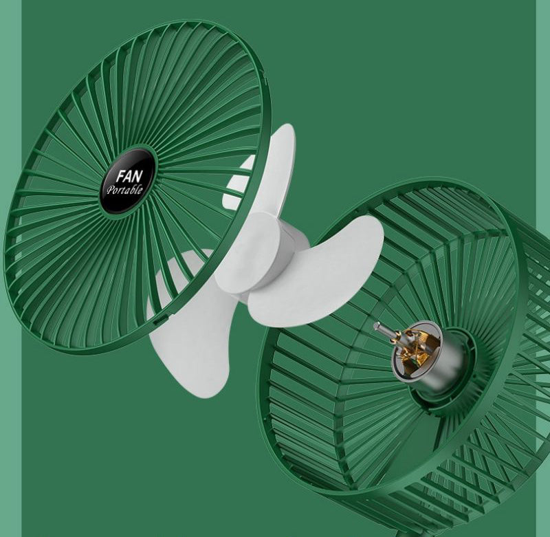 Ventilatore portatile ricaricabile a 3 velocità