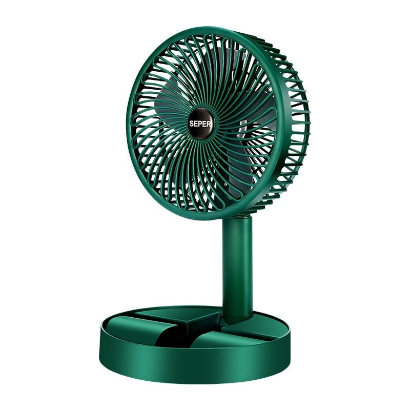 Ventilatore portatile ricaricabile a 3 velocità
