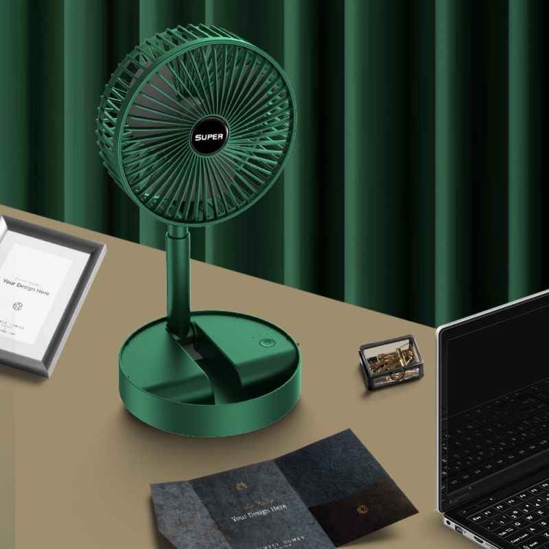 Ventilatore portatile ricaricabile a 3 velocità