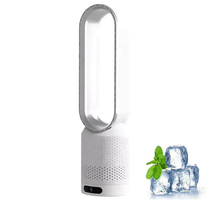 Ventilatore portatile senza pale con purificazione dell'aria e telecomando