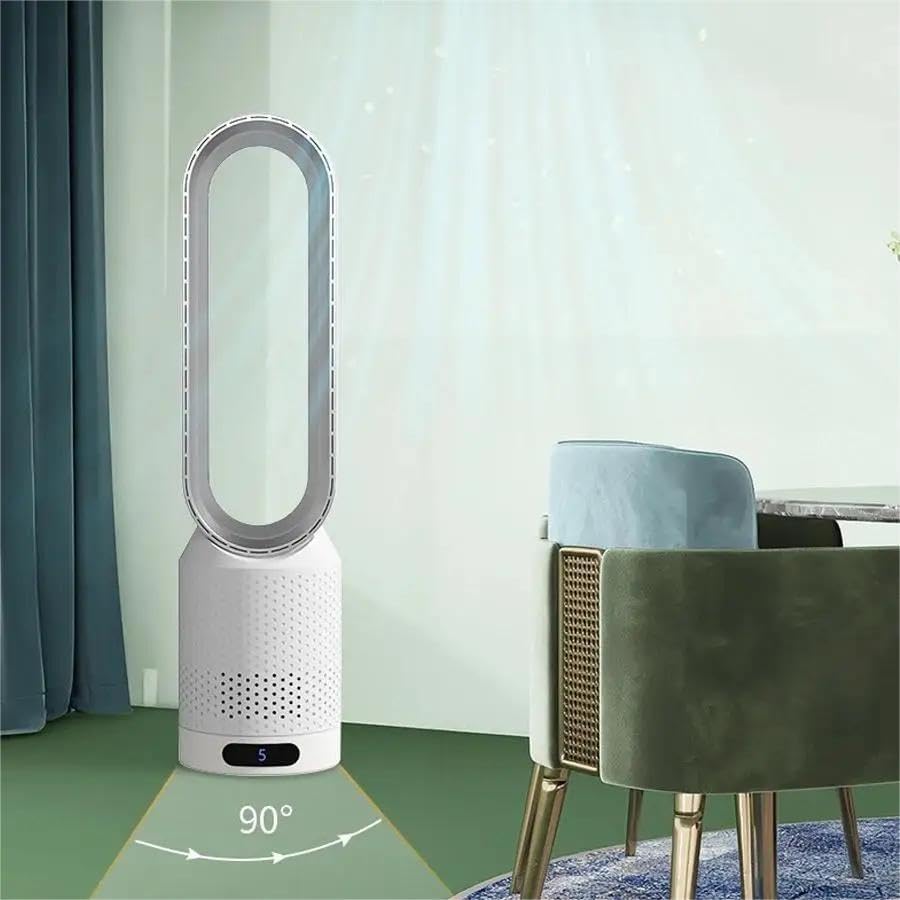 Ventilatore portatile senza pale con purificazione dell'aria e telecomando