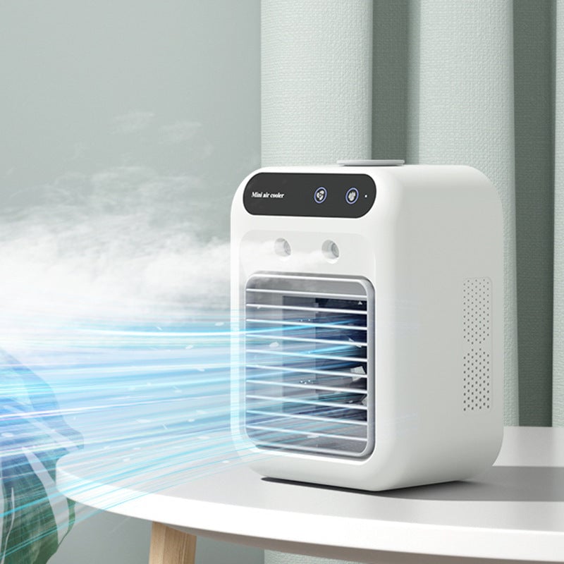 Ventilatore rinfrescante portatile 3 in 1 con nebulizzatore a 2 velocità