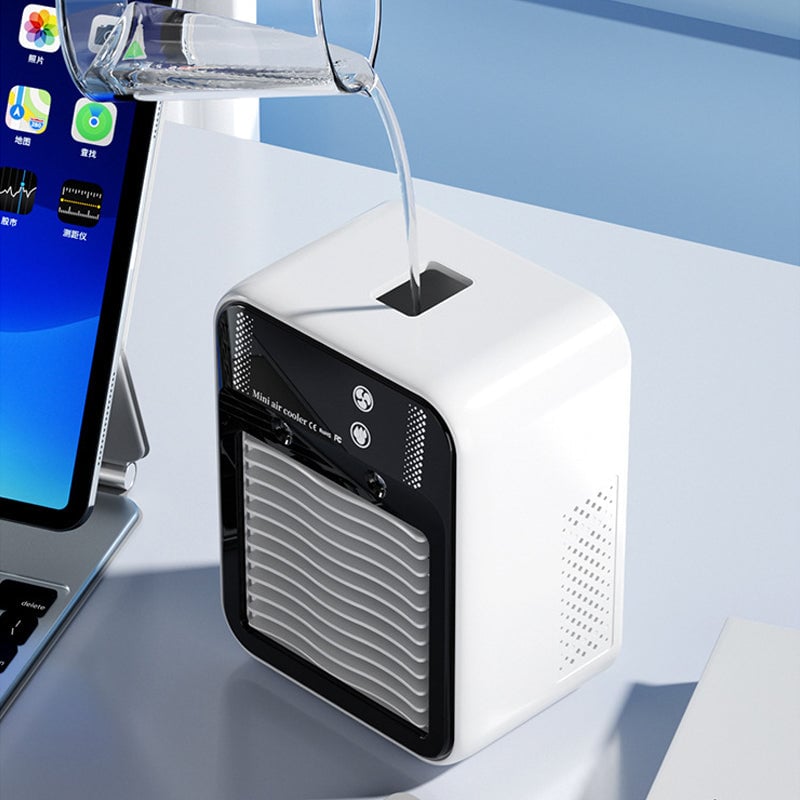 Ventilatore rinfrescante portatile 3 in 1 con nebulizzatore a 2 velocità