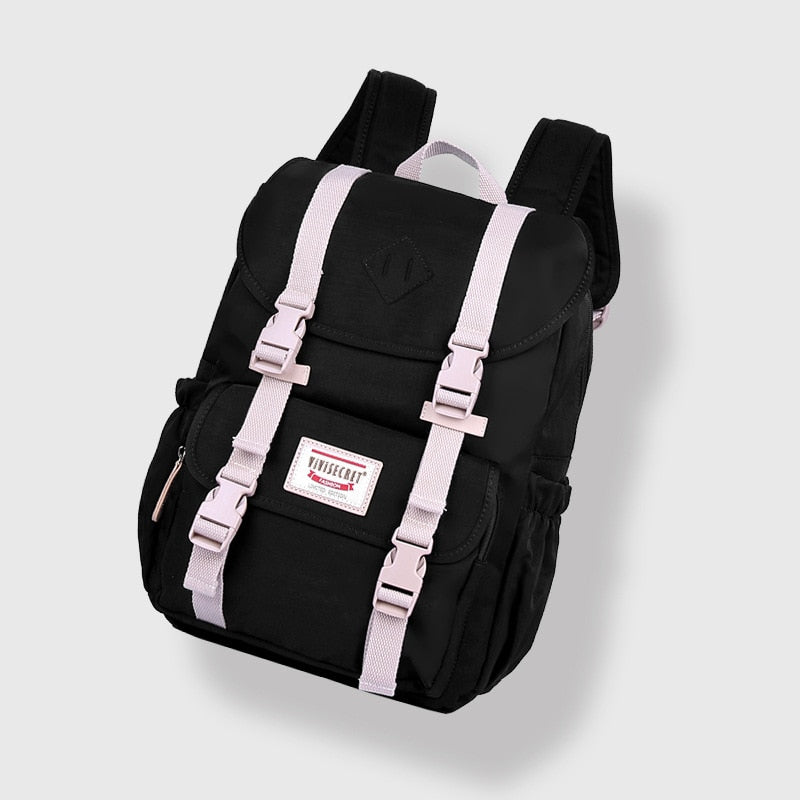 Zaino da viaggio leggero unisex – resistente all'acqua, con scomparti multipli