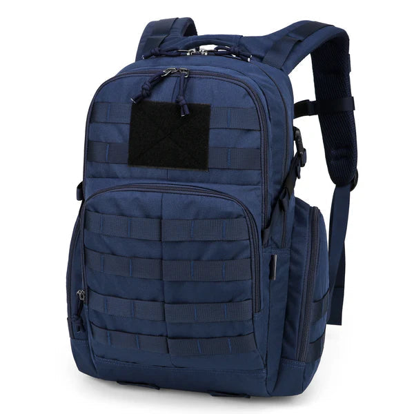 Zaino tattico 25 l - Impermeabile 600D - Sistema MOLLE e scomparto per sacca idrica - Verde, nero e kaki