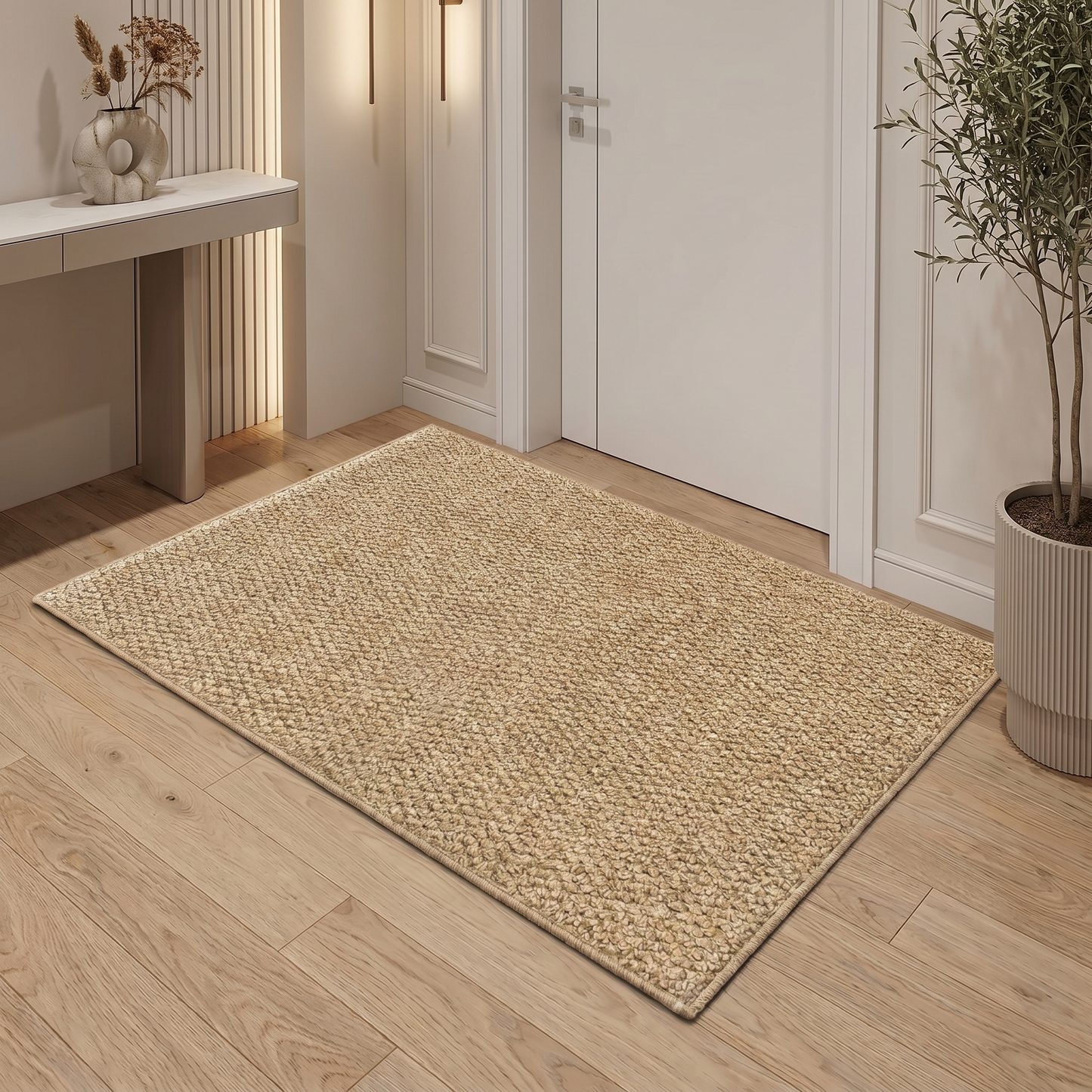 Zerbino d'Ingresso in Juta Naturale | Tappeto Resistente con Retro Antiscivolo