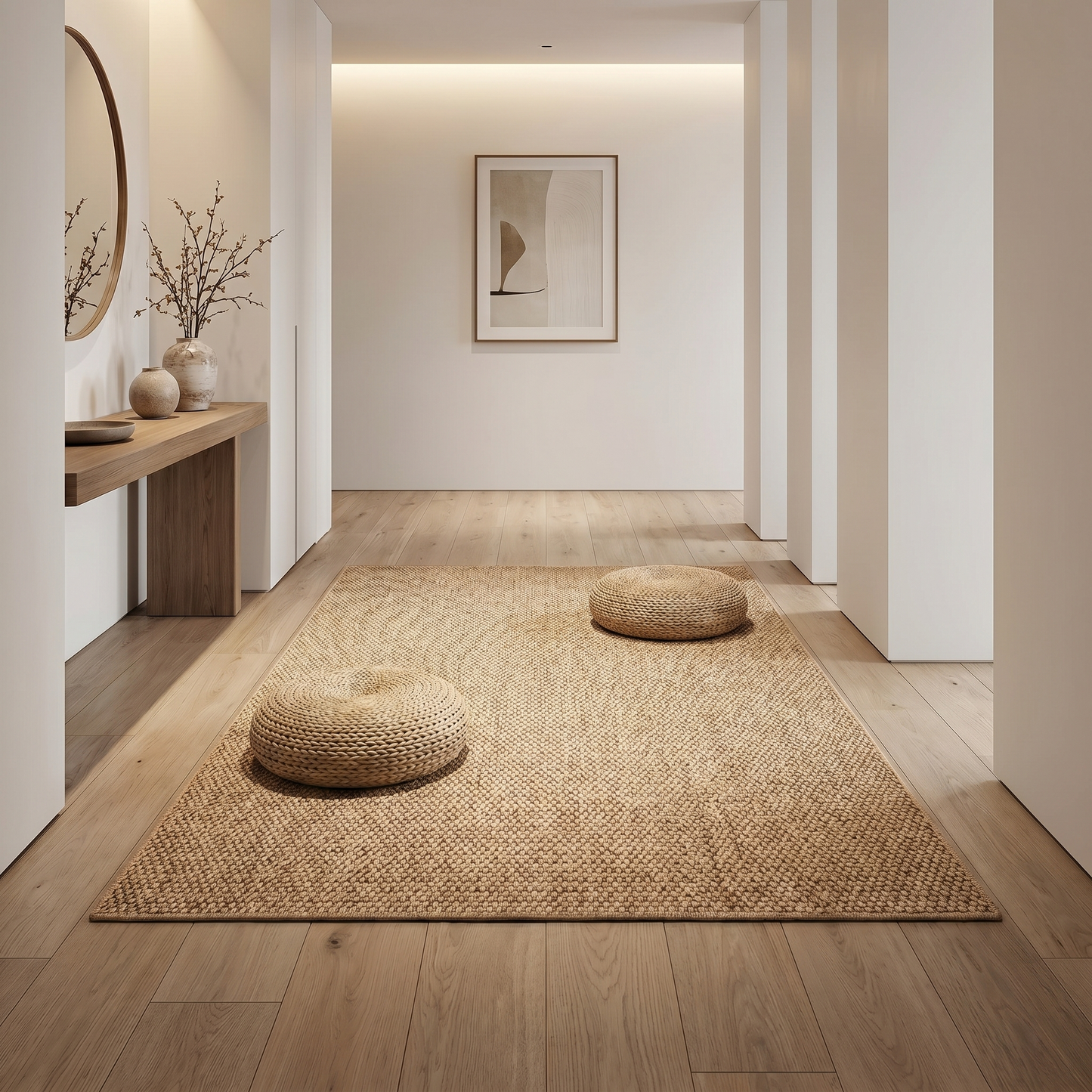 Zerbino d'Ingresso in Juta Naturale | Tappeto Resistente con Retro Antiscivolo