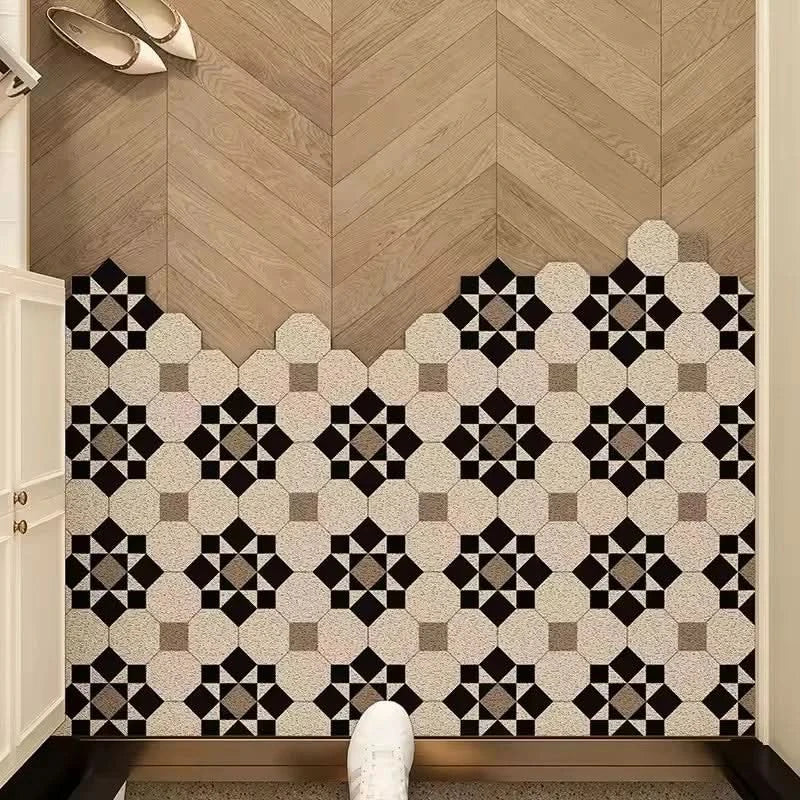 Zerbino da Interno Lavabile – Tappeto d'Ingresso Antiscivolo in PVC per Casa e Cucina